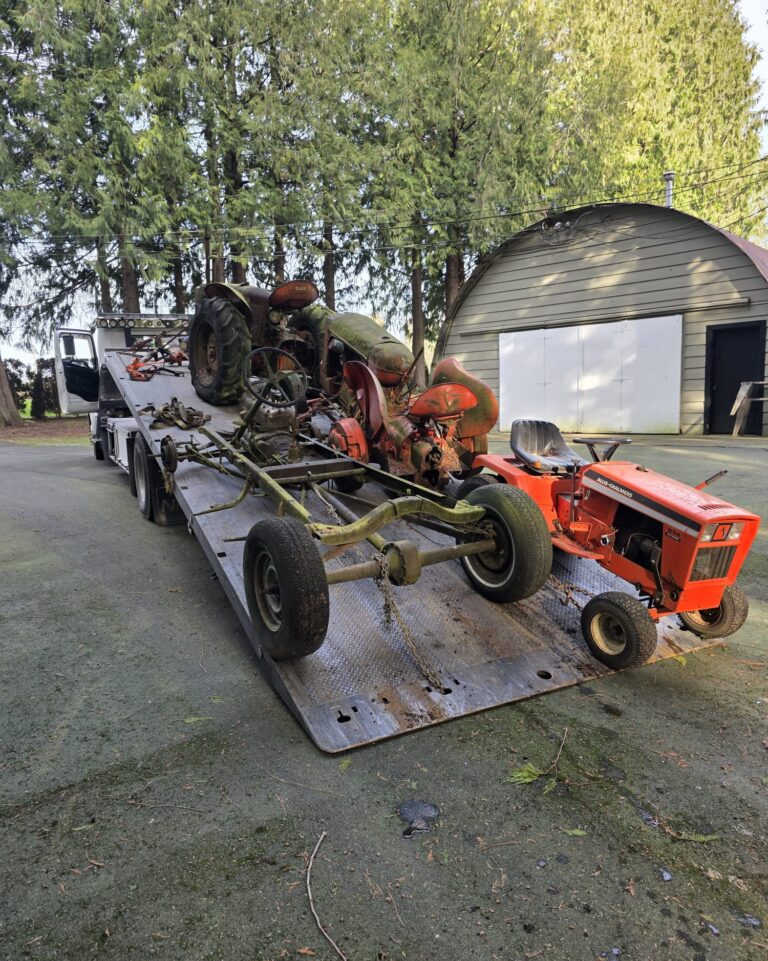 scrap tractor removal